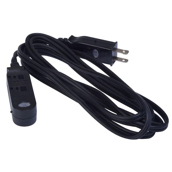 Woods 6 ft. Smart Cord Safety Extension Cord, Black418648820 The