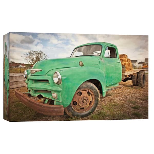 PTM Images 10 in. x 12 in. ''Vintage Pickup Truck 1'' Printed Canvas Wall Art