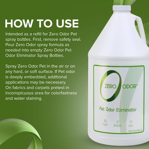 Poop-Off Bird Poop Remover Sprayer 32 oz: Plus One Gallon Refill Jug