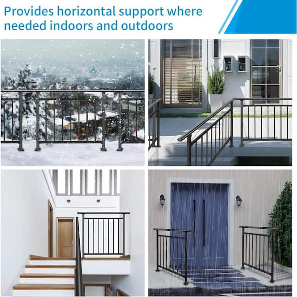 Akuops 30-600cm Stainless Steel Handrail - Complete Kit, Indoor