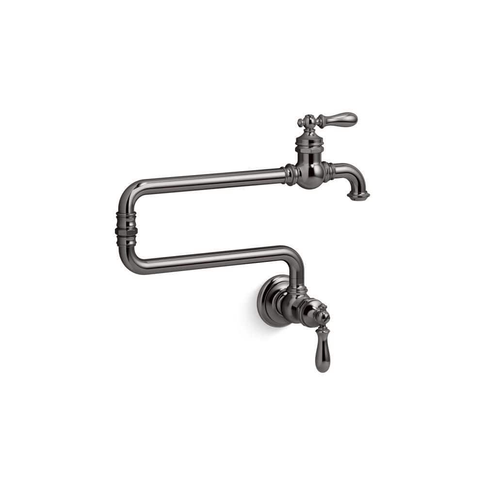 KOHLER Artifacts Wall Mount Pot Filler in Vibrant Titanium 99270TT