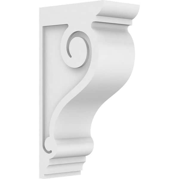 Ekena Millwork Standard 5 in. W x 20 in. H x 10 in. D Signature Urethane Polyurethane Corbel
