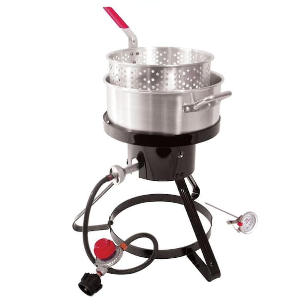 Masterbuilt 10 Qt. Propane Gas Outdoor Fryer and Seafood Kettle