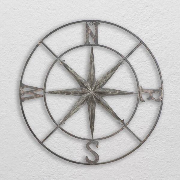 Decorative Metal Wall Compass | Shelly Lighting