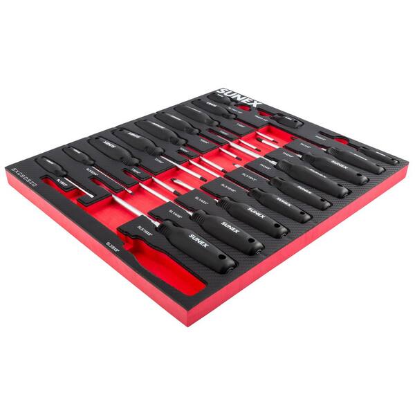 SUNEX TOOLS 20 pc. Combination Screwdriver Set SXCSDS20 - The Home