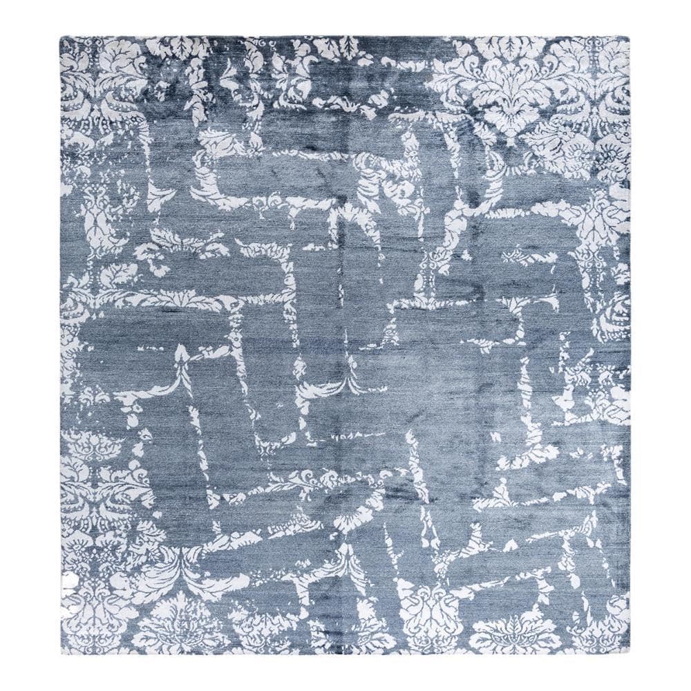 Modern-Contemporary White 9 X 12 Hand-Knotted Silk Indoor Area Rug price history on PriceWatchPro