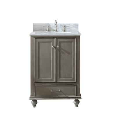 24 Inch Farmhouse Style Bathroom Vanity - Artcomcrea