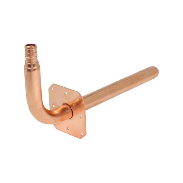 Copper Stub Out Elbow for 1/2" PEX Tubing 3-1/2" x 6" PEX GUY 