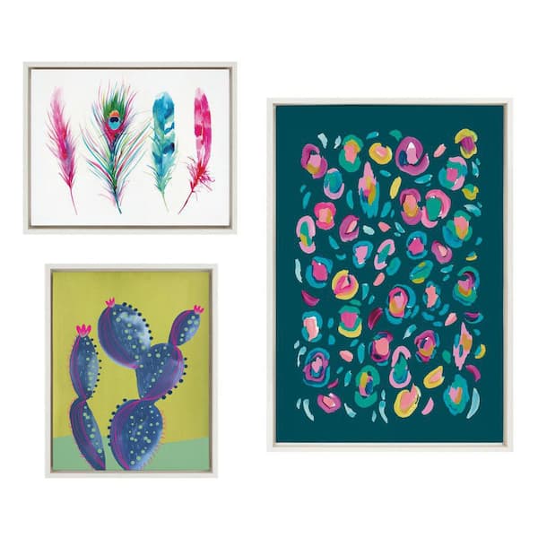 Sylvie "Leopard" by Jessi Raulet of Ettavee 2 Piece Framed Art Print 23 in. x 33 in.