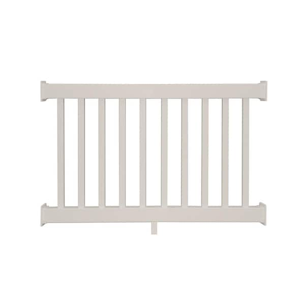 Weatherables Naples 3.5 ft. H x 4 ft. W Tan Vinyl Railing Kit