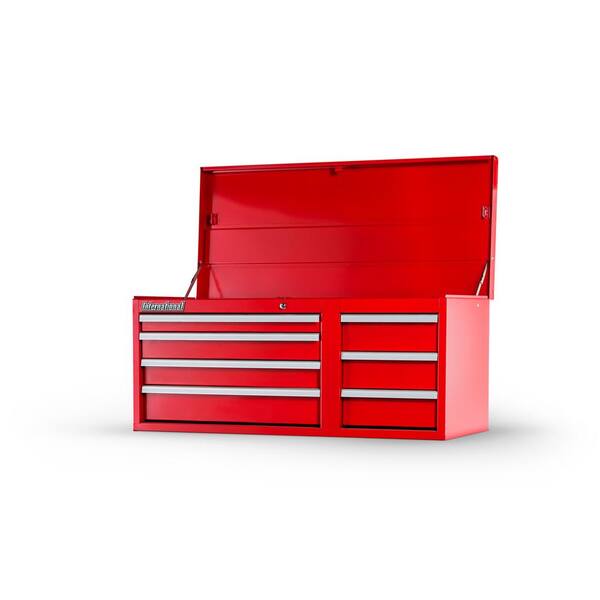 International Workshop Series 42 in. 7-Drawer Top Chest in Red