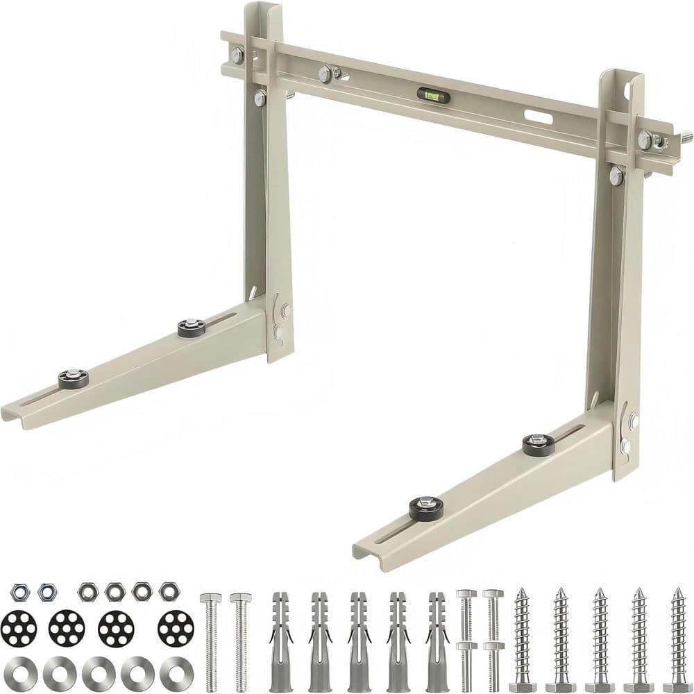 Mini Split Wall Bracket, 400 lbs Anti-Rust Support with Adjustable Leveling & Anti-Vibration Pads for 7000-12000 BTU AC price history on PriceWatchPro
