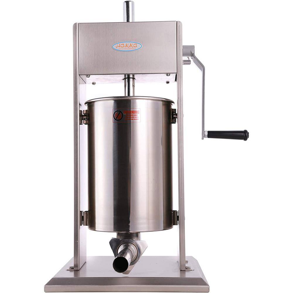 SSV15L 32 lbs. Vertical Manual Sausage Stuffer Equipped with 2 Fill