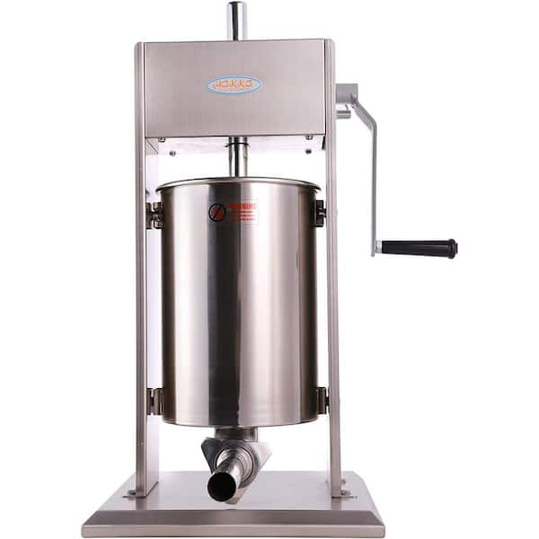 Sausage Stuffer 2-Speed Stainless Steel Vertical Sausage Maker (32 lb./15  L) CV-15 - The Home Depot