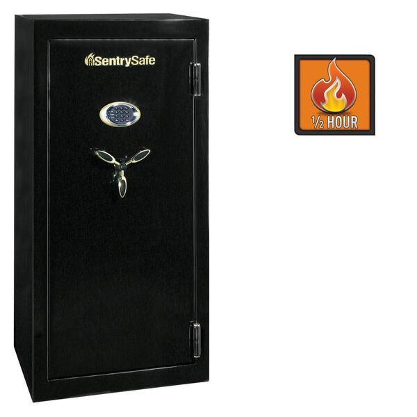 SentrySafe 24-Gun Fire Resistant Electronic Lock with Override Key Gun Safe-DISCONTINUED