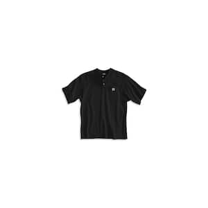 Men's Regular XX Large Black Cotton Short-Sleeve T-Shirt