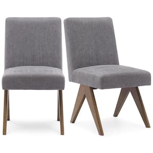 Mid Century Modern Dining Chair Grey (Set of 2)