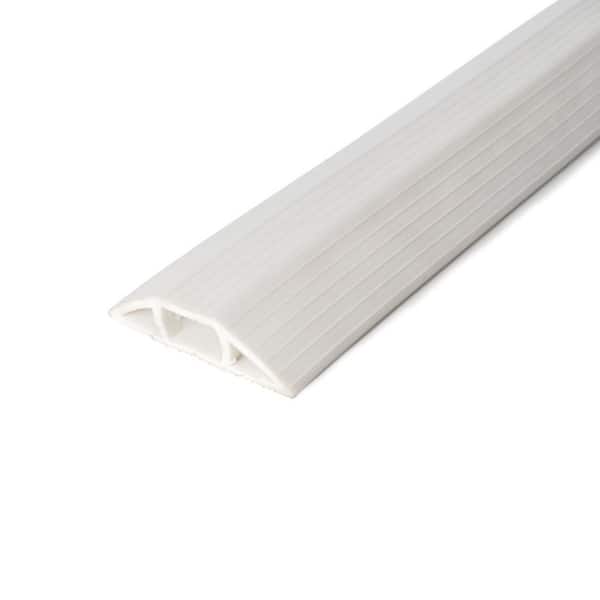 5 ft. Residential Grade 3-Channel Ivory Wire, Cord and Cable Protector