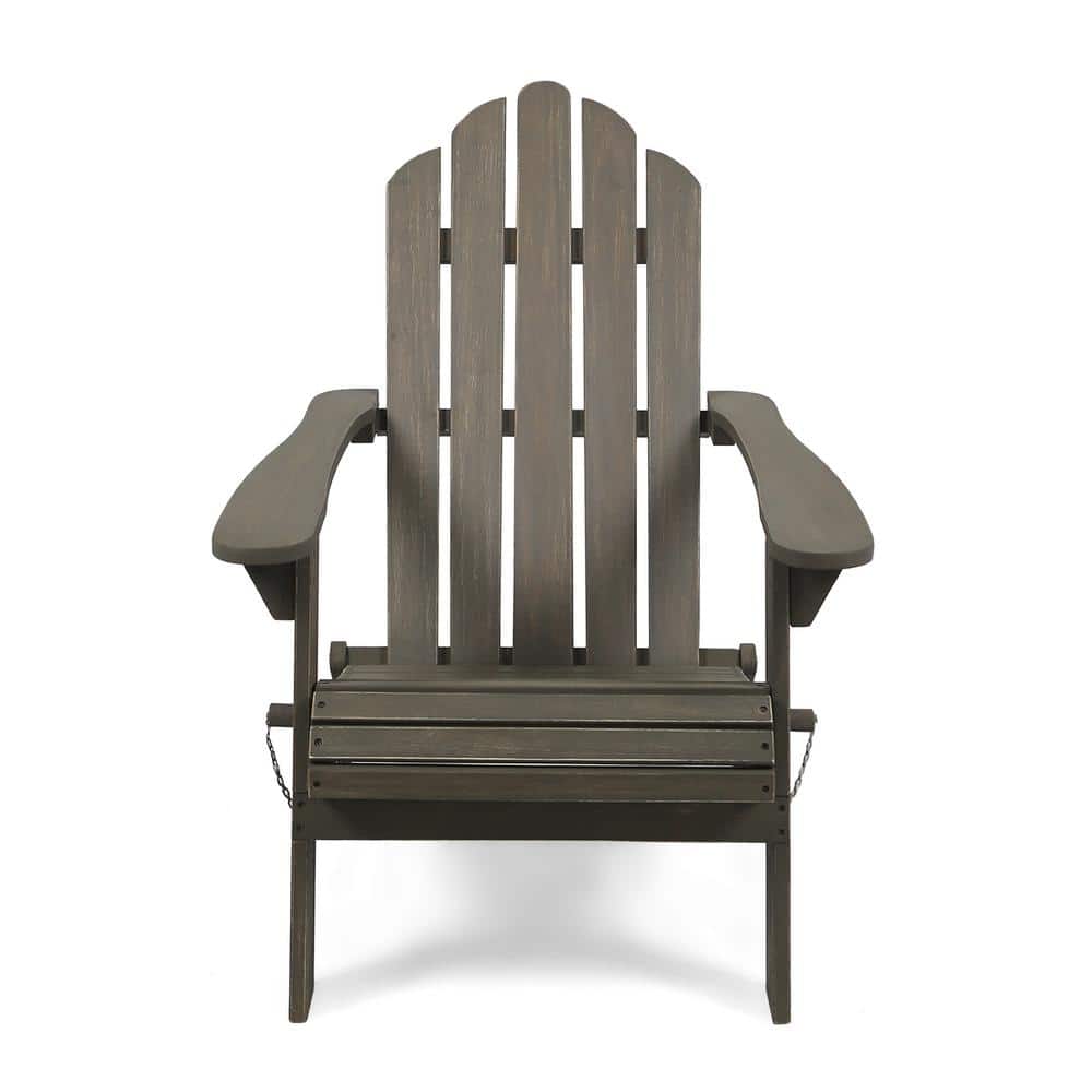Hollywood Gray Folding Wood Outdoor Patio Adirondack Chair price history on PriceWatchPro
