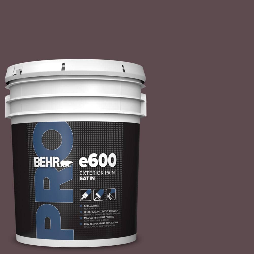 5 gal. #100F-7 Deep Aubergine Satin Exterior Paint price history on PriceWatchPro
