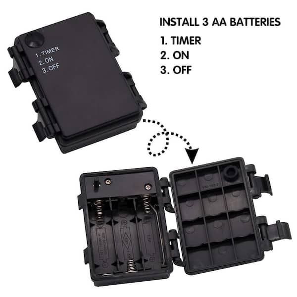 3Pcs Light-Up Skeleton Halloween Stakes