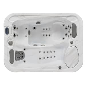 Casey 3-Person 47 Jet 240 V Lounger Hot Tub with Bluetooth