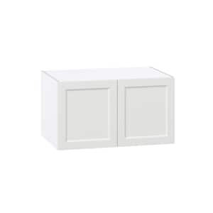 36 in. W x 24 in. D x 20 in. H Alton Painted White Shaker Assembled Deep Wall Bridge Kitchen Cabinet