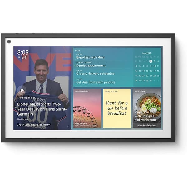 Echo Show 15 with Alexa, Full HD Smart Display with 5 MP Camera