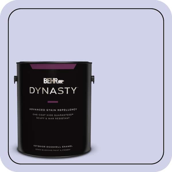 BEHR DYNASTY 1 gal. #P550-2 Artistic Violet Eggshell Enamel Interior Stain-Blocking Paint & Primer
