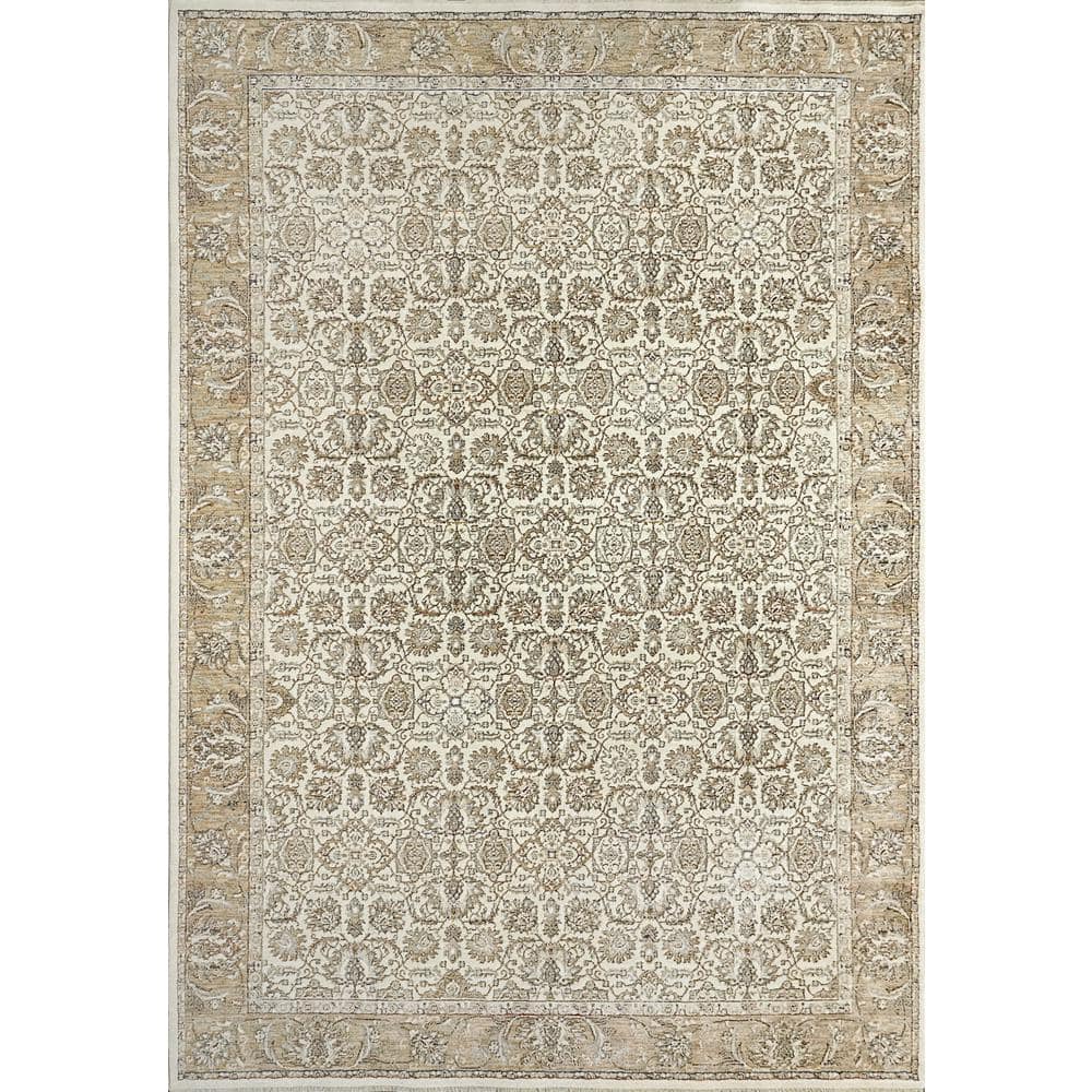 Dynamic Rugs Octo 2 ft. 7 in. X 4 ft. 11 in. Cream/Multi Oriental