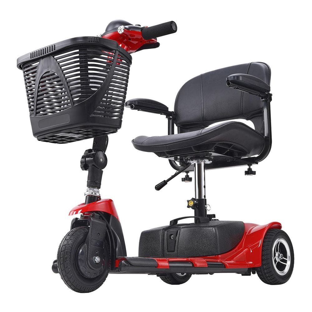 SKYSHALO 3-Wheel Folding Electric Mobility Scooter for Adults and