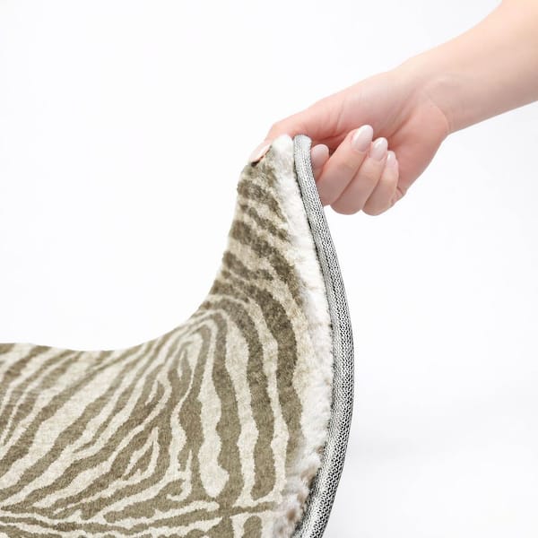 Dream Shag Premium Machine Washable Abstract ADS42 Taupe 10 ft. x 14 ft. Area Rug