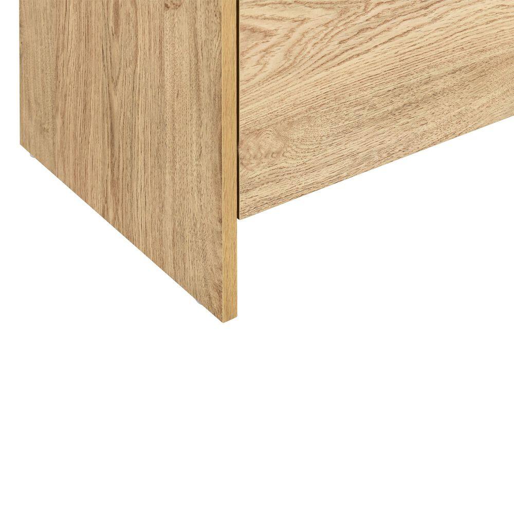 New Classic Furniture Mara 24 in. Walnut Rectangular Wood Top End Table with 2-Drawers - thumbnail 10