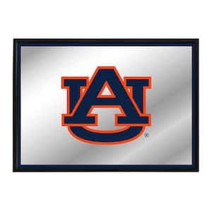 28 in. x 19 in. Auburn Tigers Framed Mirrored Decorative Sign