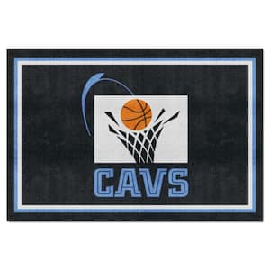FANMATS NBA Retro Charlotte Hornets Blue 5 ft. x 8 ft. Plush Area Rug 35247  - The Home Depot
