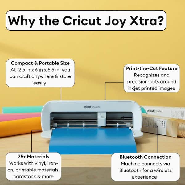 Cricut Joy Xtra Die Cutting Machine Bundle with Sticker Making