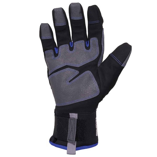 Ergodyne ProFlex 817WP Black Small Reinforced Thermal Waterproof Utility Gloves
