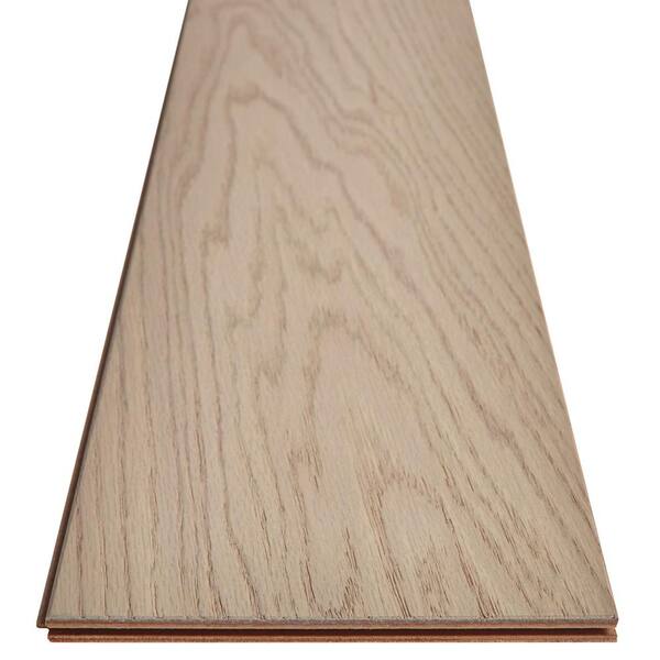 Shaw Pavillion Winds Red Oak 3/8 in. T X 6.3 in. W Tongue and Groove Engineered Hardwood Flooring (30.48 sq.ft./case)