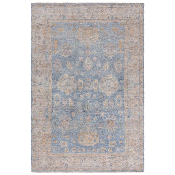 Oushak 6 ft. x 9 ft. Light Gold/Beige Oriental Area Rug