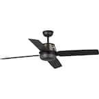 Shaffer 56 in. 4-Blade Black Ceiling Fan