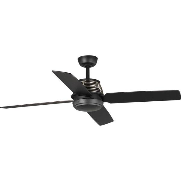 Progress Lighting Shaffer 56 In 4 Blade Black Ceiling Fan P2590 80 The Home Depot Progress Lighting Shaffer 56 In 4, Black 4 Blade Ceiling Fan