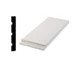 11/16 in. x 4-9/16 in. x 81 in. Primed Finger-Jointed Interior Flat Door Jamb Set Includes Pre Cut Header and Sides