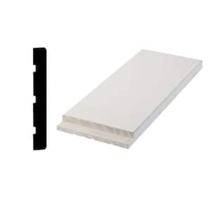 11/16 in. x 4-9/16 in. x 81 in. Primed Finger-Jointed Interior Flat Door Jamb Set Includes Pre Cut Header and Sides