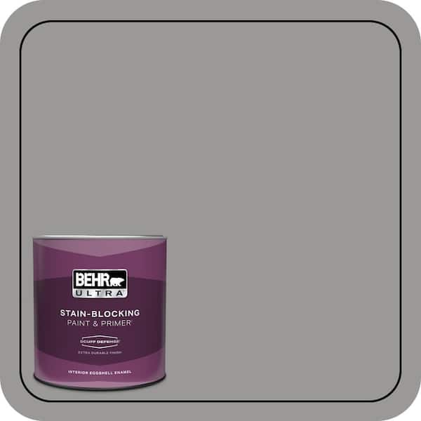 BEHR ULTRA 1 qt. Home Decorators Collection #HDC-NT-10A Dolphin Gray Extra Durable Eggshell Enamel Interior Paint & Primer