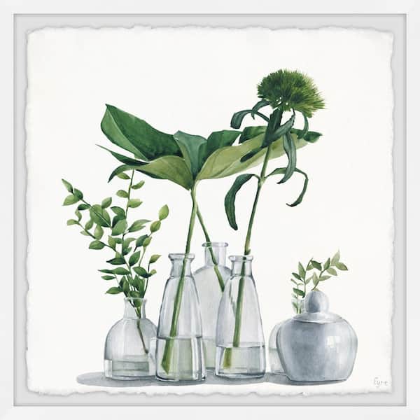 Unbranded Clear Greens By Parvez Taj Framed Nature Art Print 18 in. x 18 in.