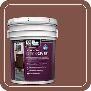 5 gal. #SC-118 Terra Cotta Smooth Solid Color Exterior Wood and Concrete Coating