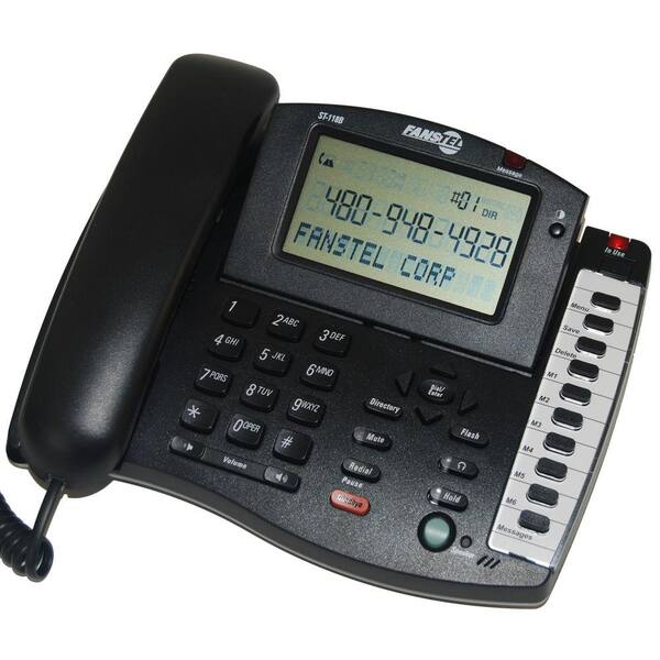 Fanstel 1-Line Business Speakerphone with Big Screen Caller ID Phone