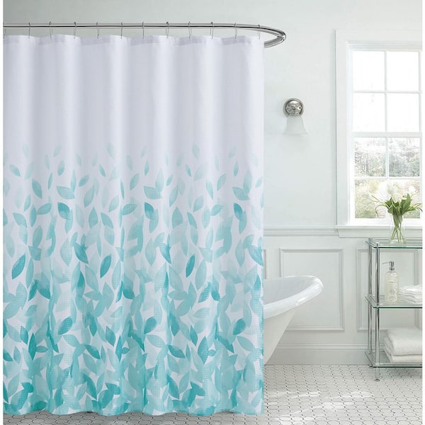  VISALUNA Shower Curtain,Decorative Hawaii Palms Ocean