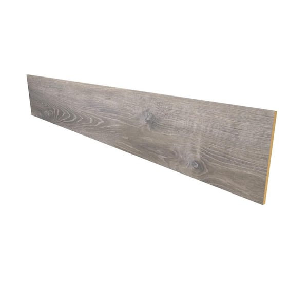 0.375 in. x 7.5 in. x 42 in. Laminate Sterling Oak Riser