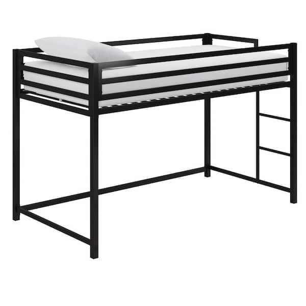 DHP Mabel Black Metal Junior Loft Bed DE78852 - The Home Depot